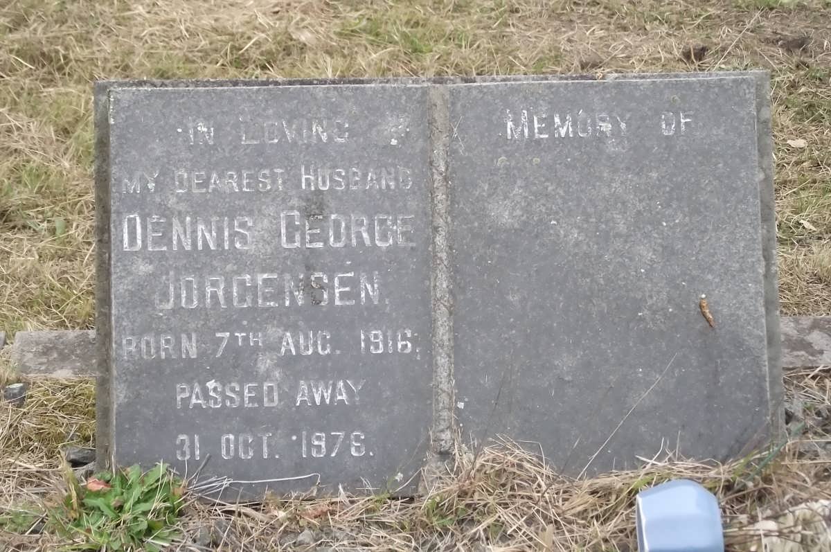 JORGENSEN Dennis George 1916-1976