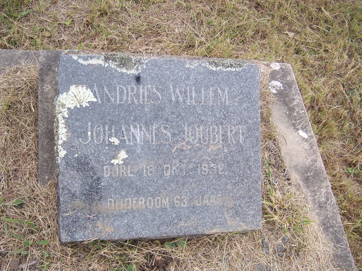 JOUBERT Andries Willem Johannes -1952 