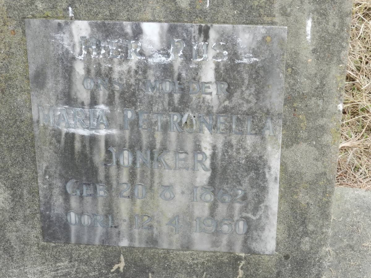 JONKER Maria Petronella 1862-1950