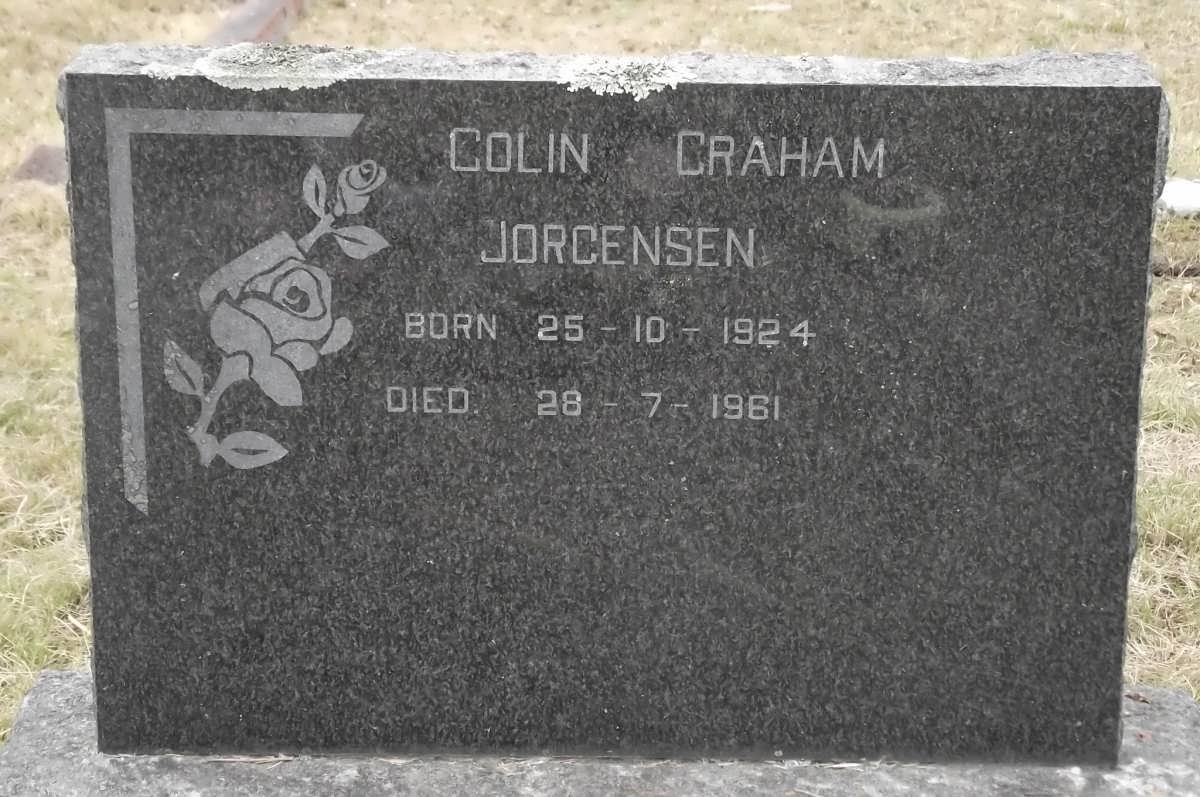JORGENSEN Colin Graham 1924-1961