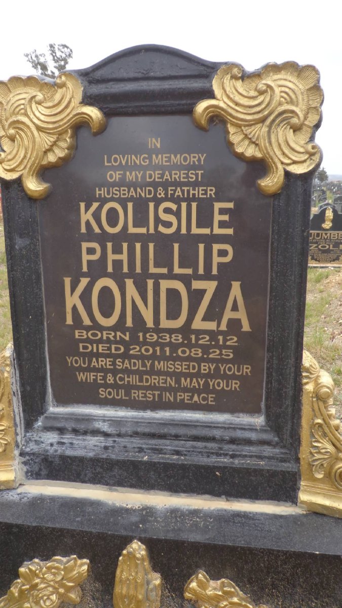 KONDZA Kolisile Phillip 1938-2011