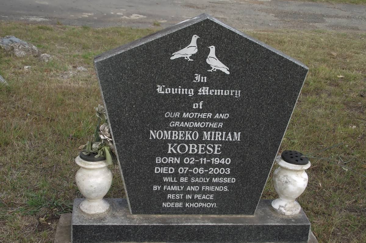 KOBESE Nombeko Miriam 1940-2003