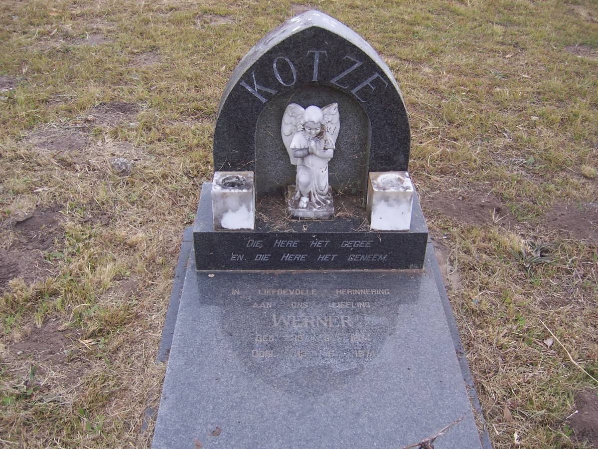 KOTZE Werner 1974-1974