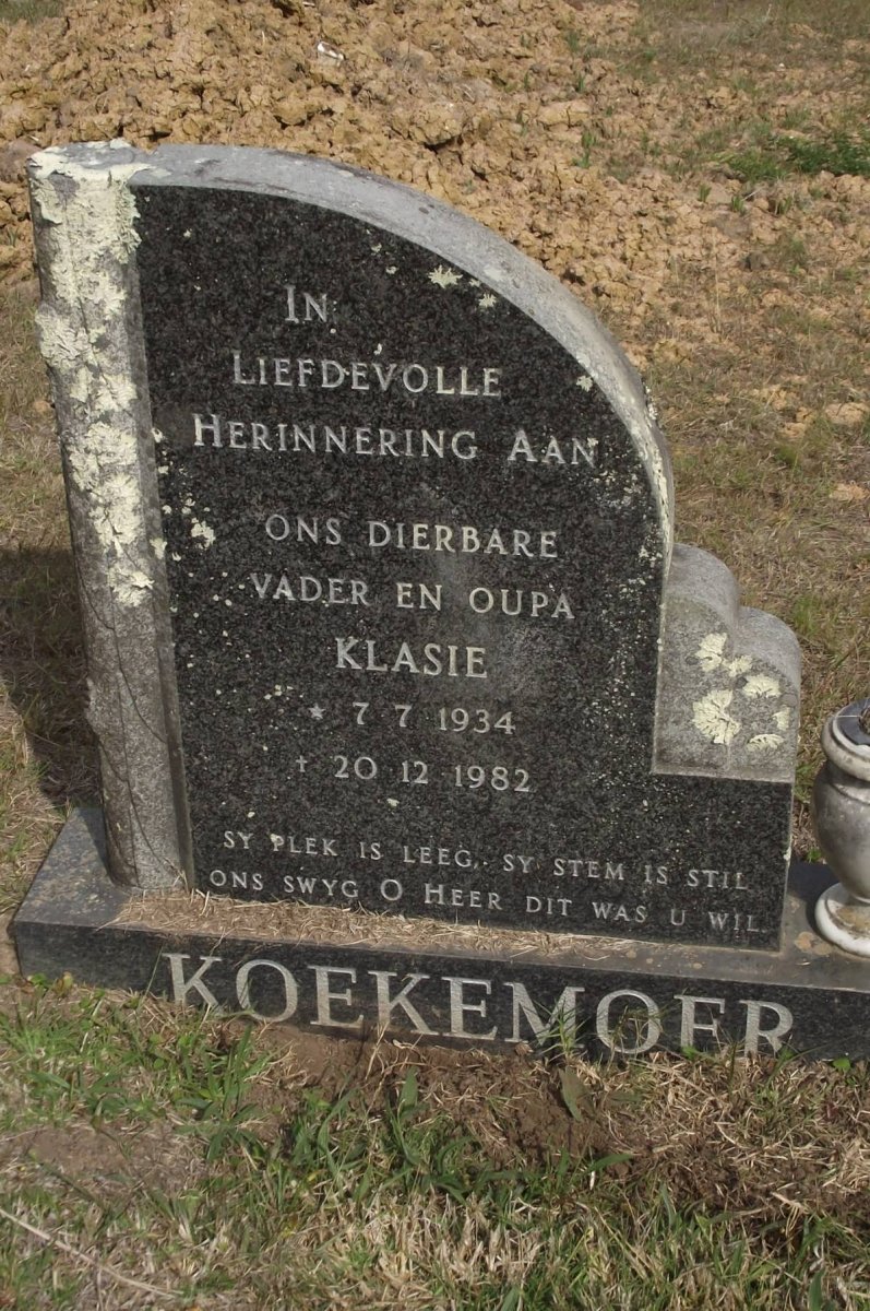 KOEKEMOER Klasie 1934-1982