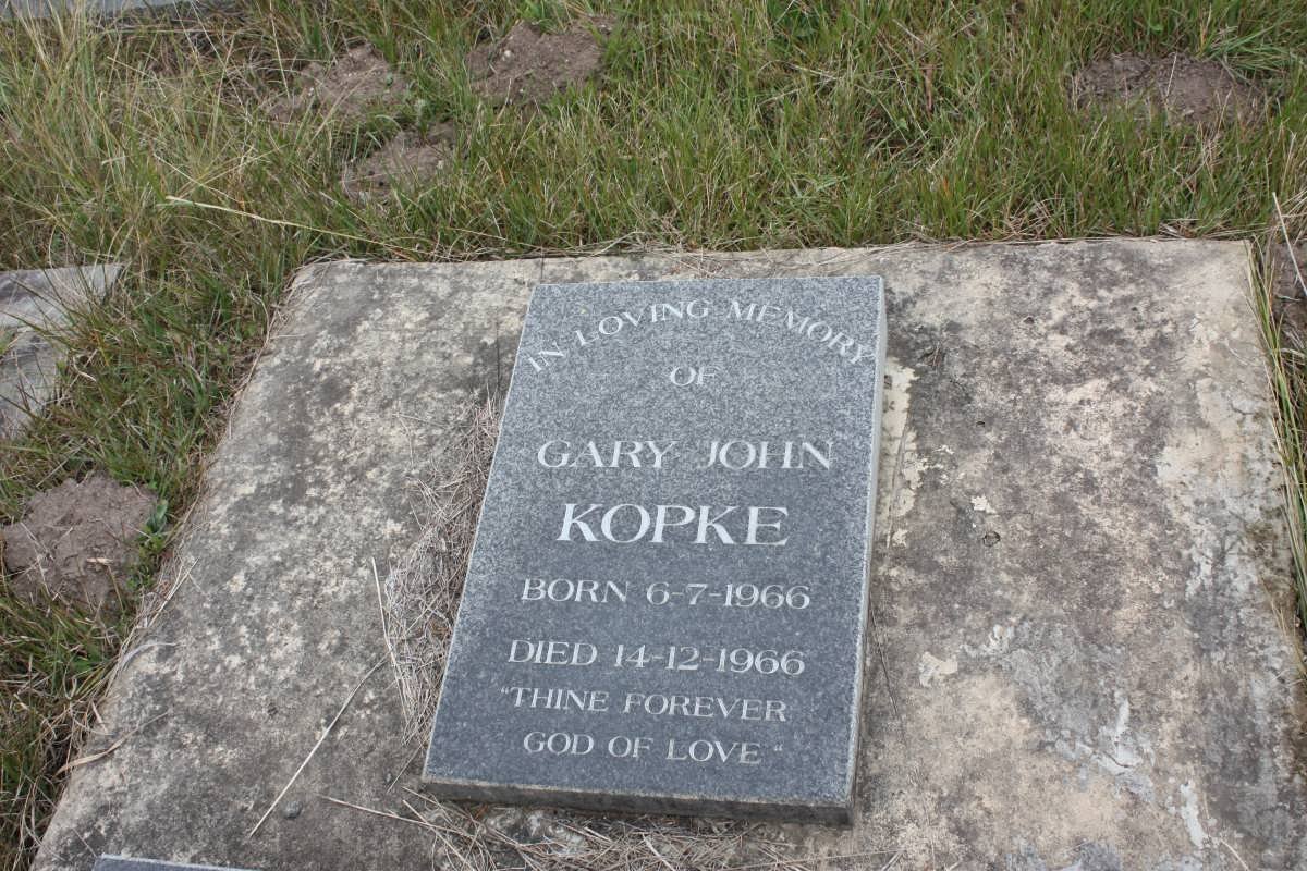 KOPKE Gary John 1966-1966