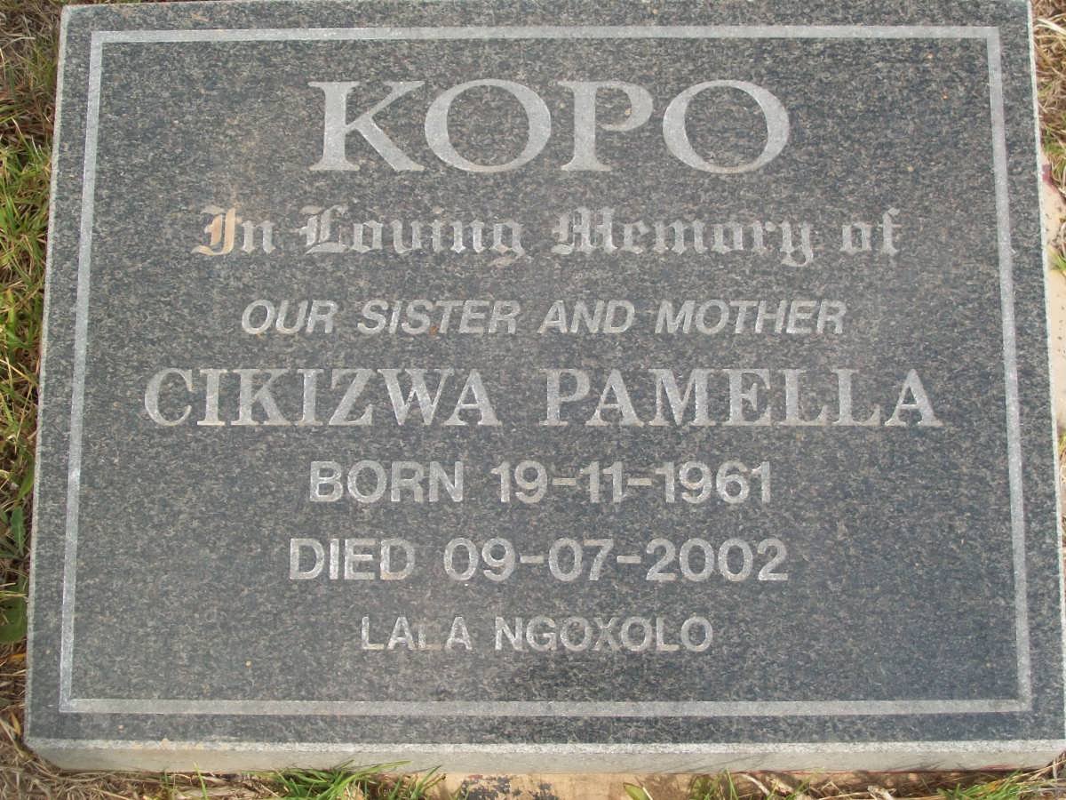 KOPO Cikizwa Pamella 1961-2002