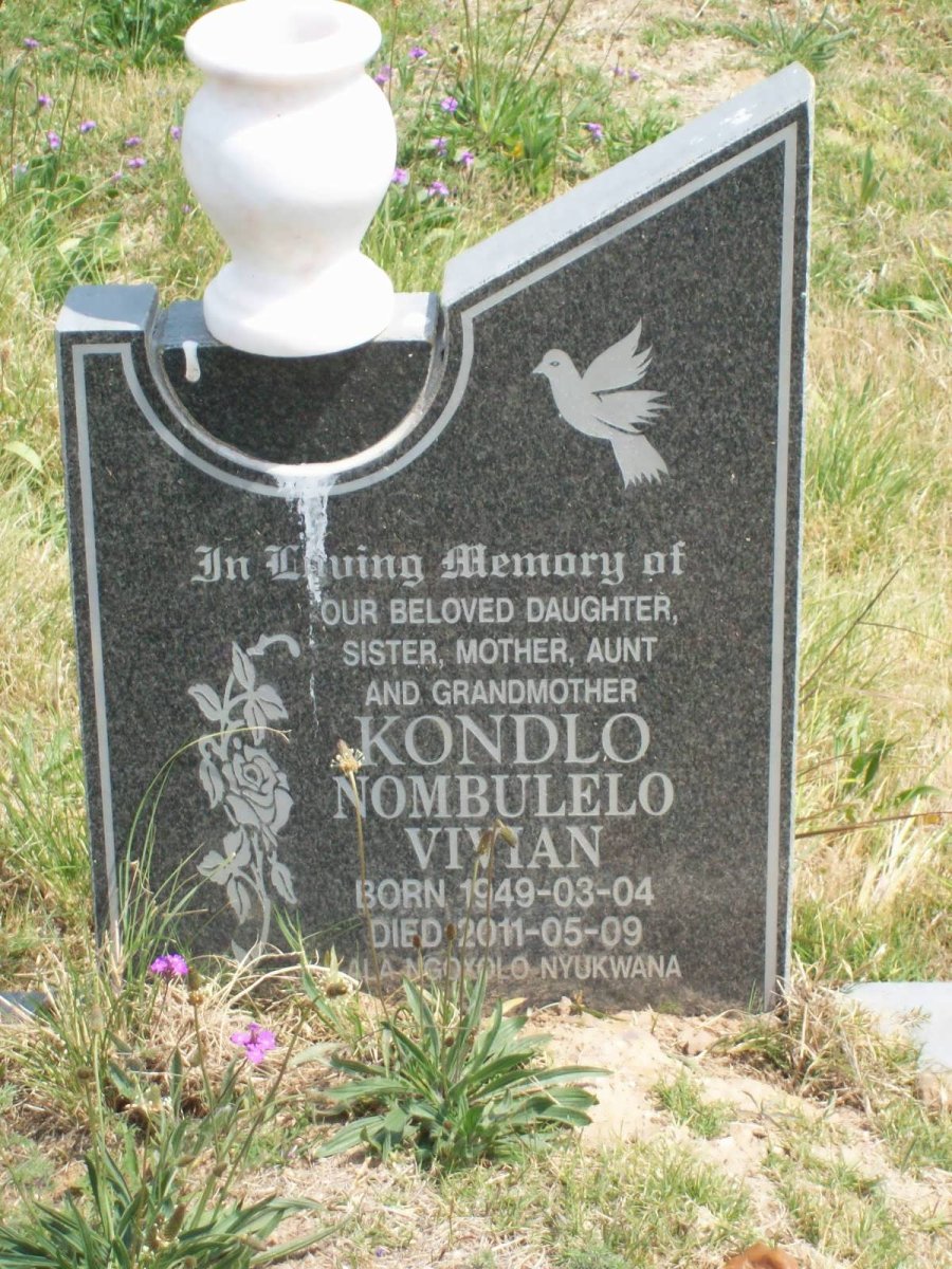 KONDLO Nombulelo Vivian 1949-2011