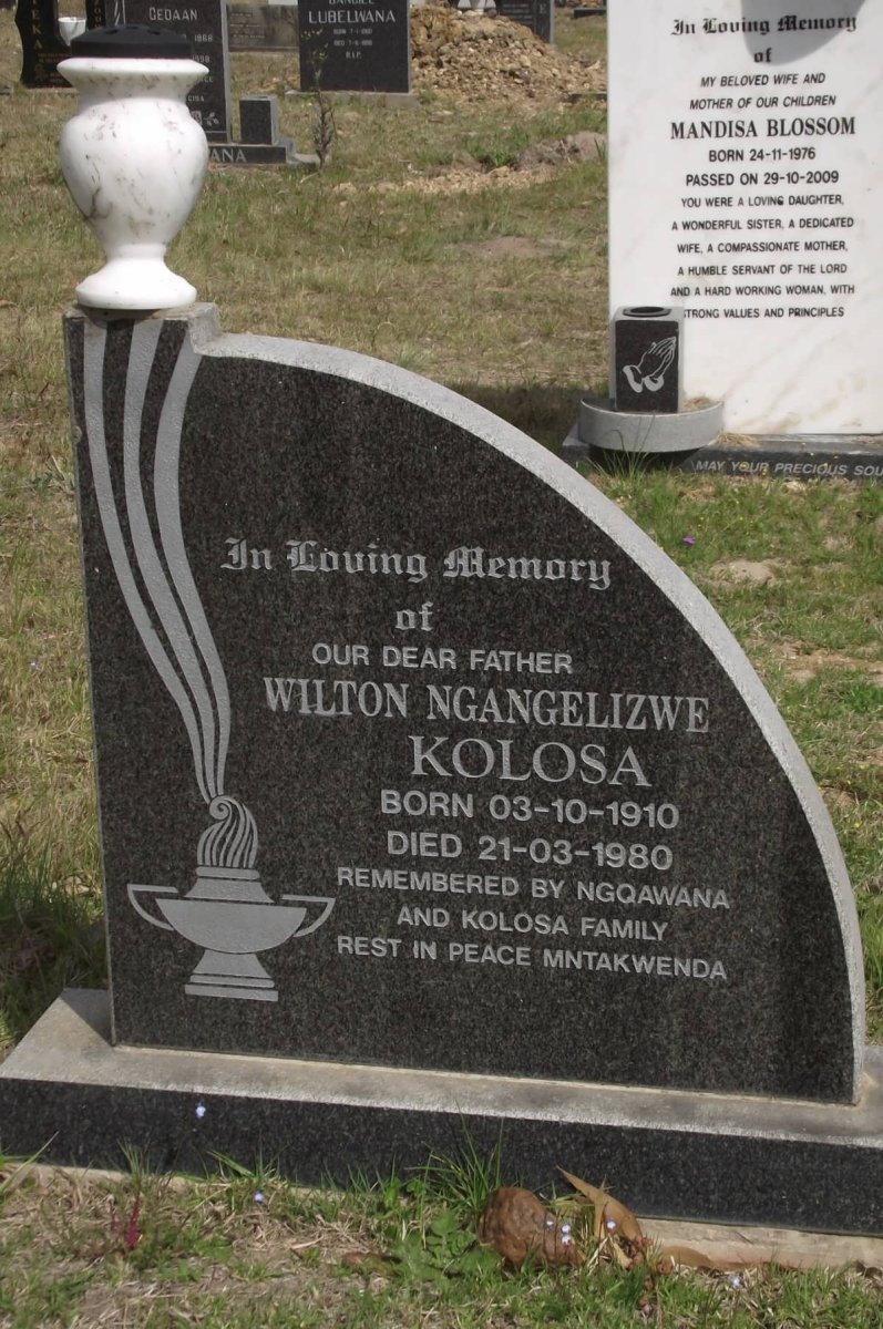 KOLOSA Wilton Ngangelizwe 1910-1980
