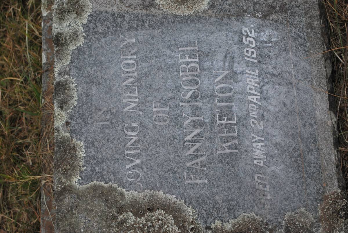 KEETON Fanny Isobel -1952