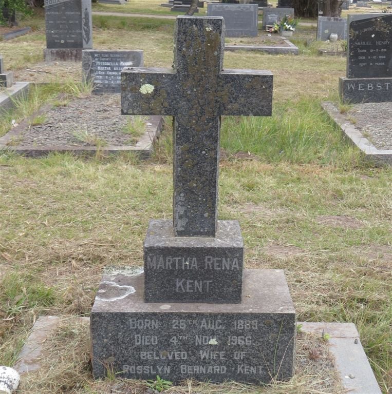 KENT Martha Rena 1889-1966
