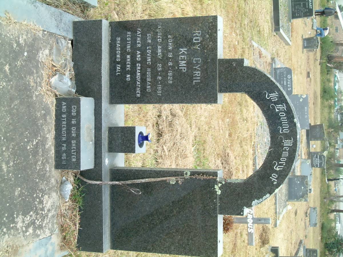KEMP Roy Cyril 1928-1981