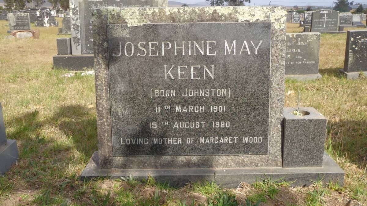 KEEN Josephine May nee JOHNSTON 1901-1980