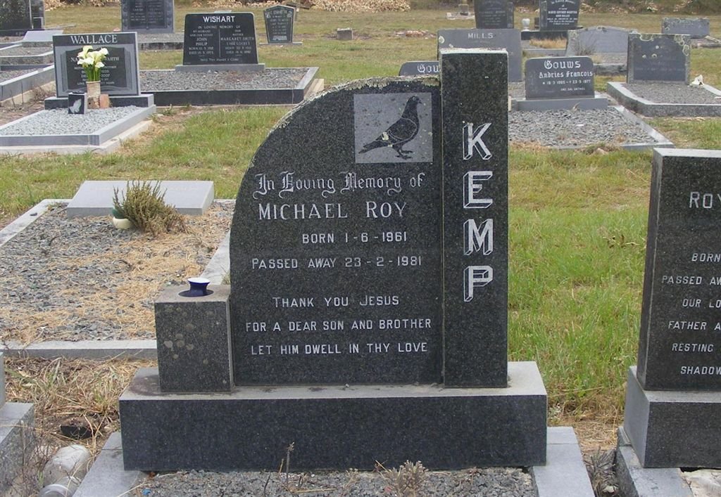 KEMP Michael Roy 1961-1981