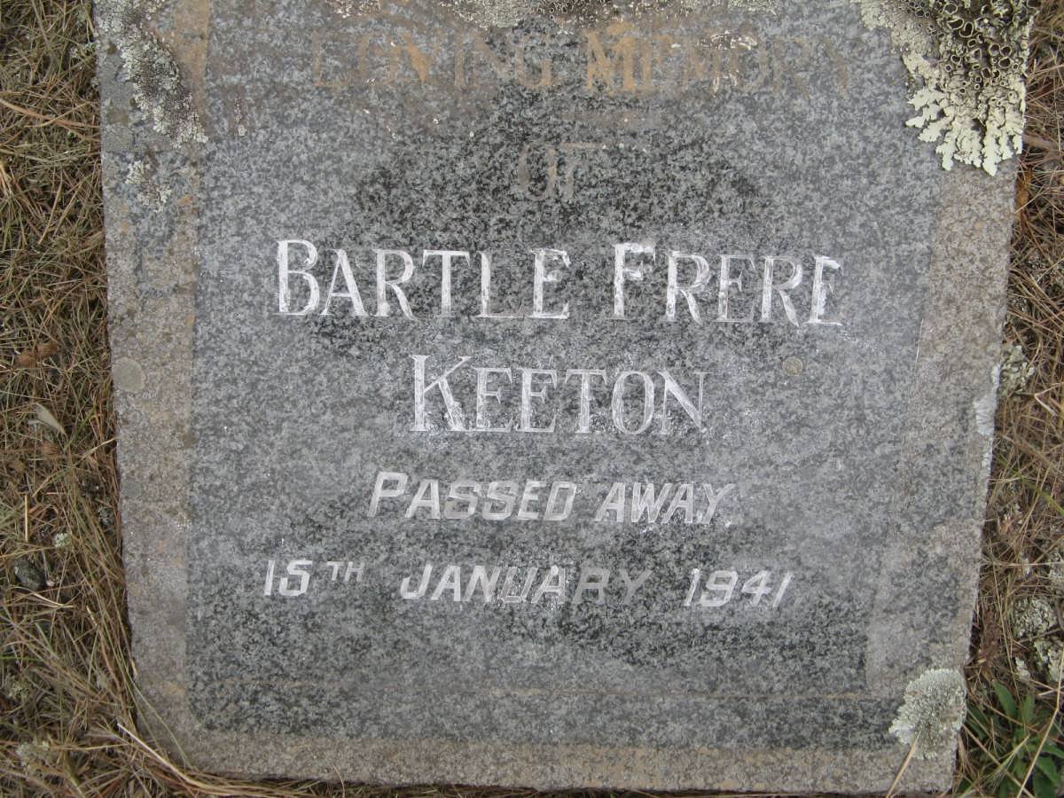 KEETON Bartle Frere -1941