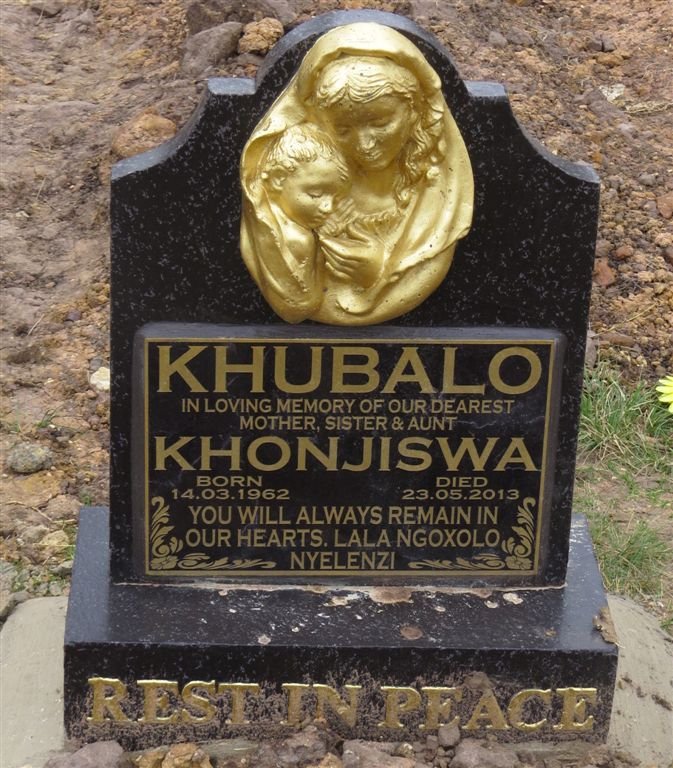 KHUBALO Khonjiswa 1962-2013