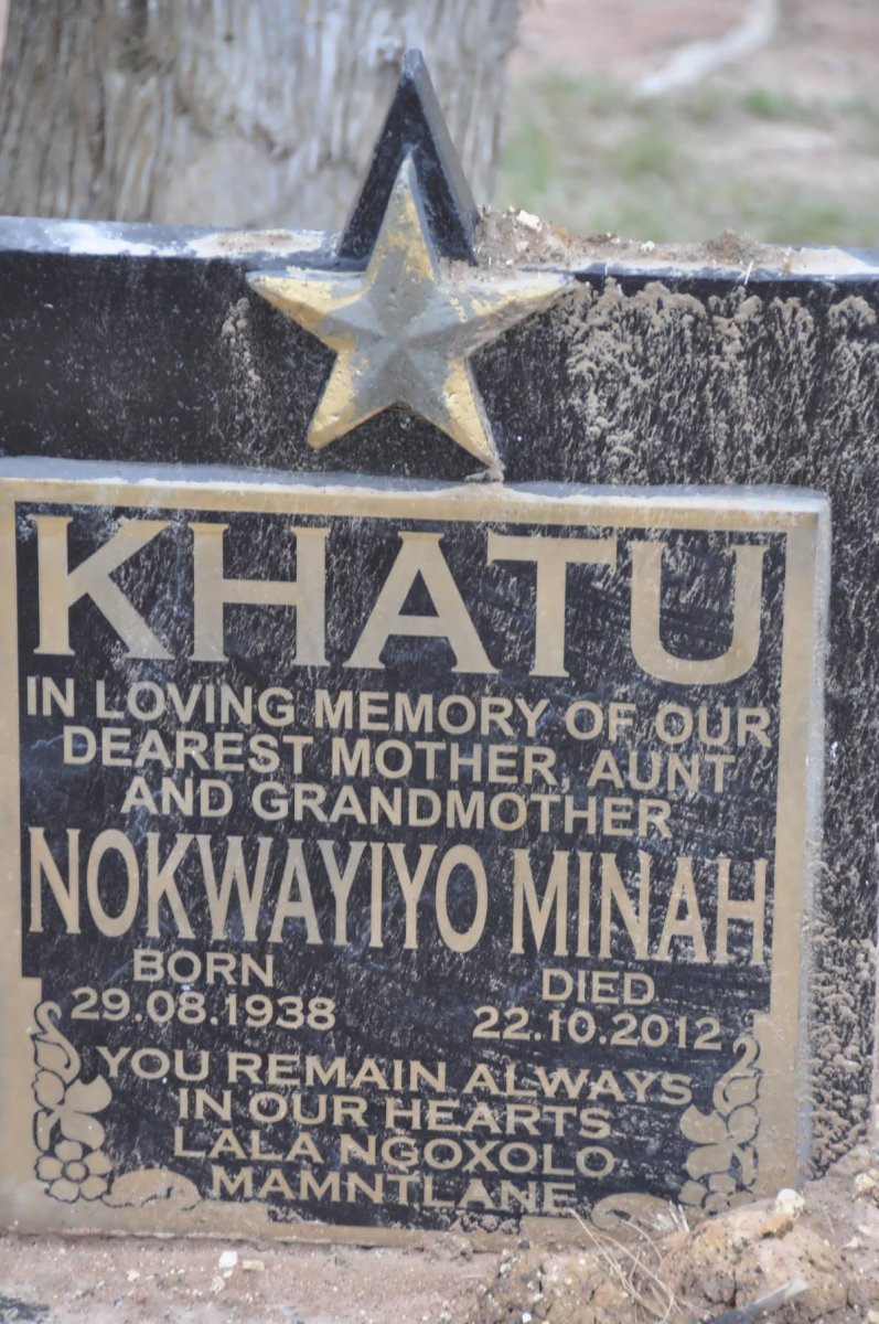 KHATU Nokwayiyo Minah 1938-2012
