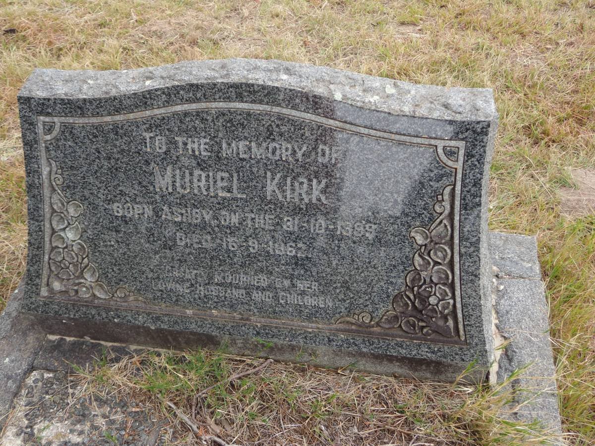 KIRK Muriel nee ASHBY 1899-1962