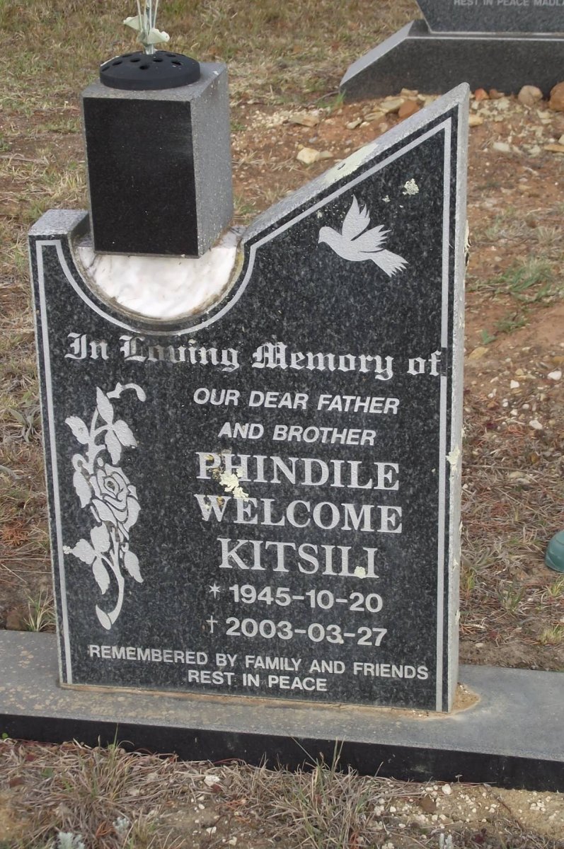 KITSILI Phindile Welcome 1945-2003