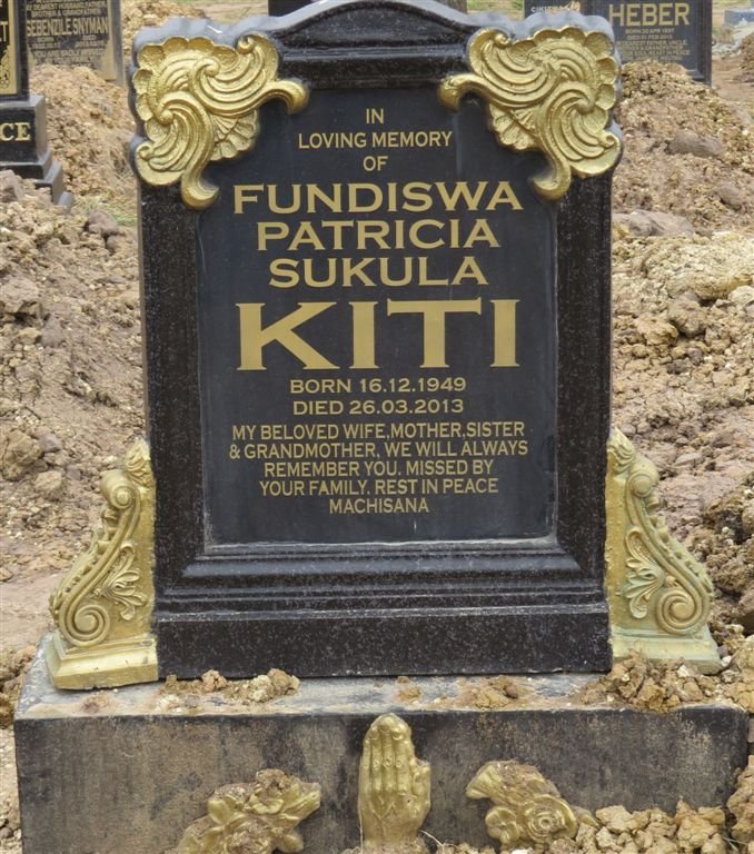 KITI Fundiswa Patricia Sukula 1949-2013