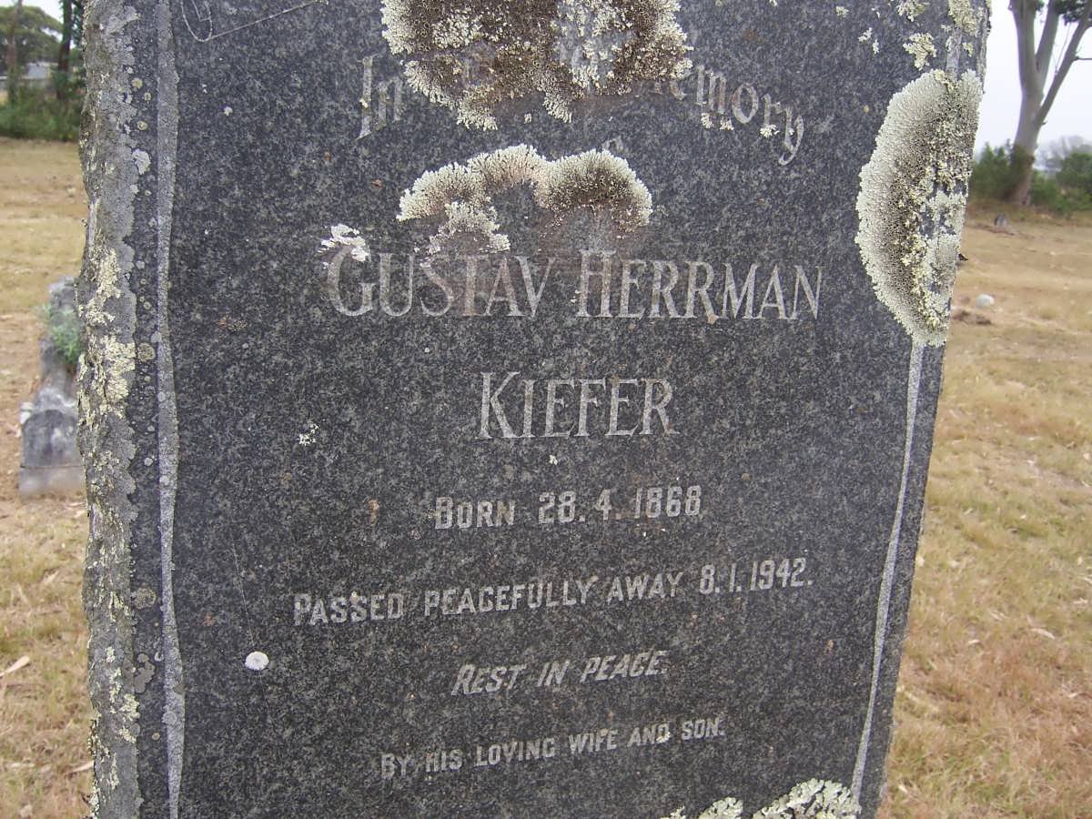 KIEFER Gustav Herrman 1869-1942