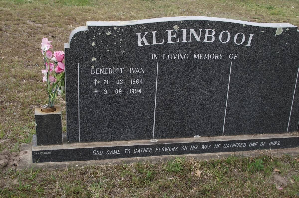 KLEINBOOI Benedict Ivan 1964-1994
