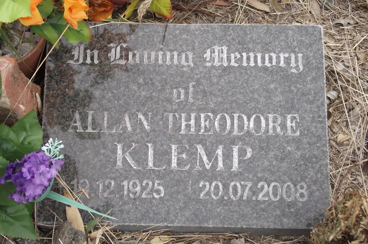 KLEMP Allan Theodore 1925-2008