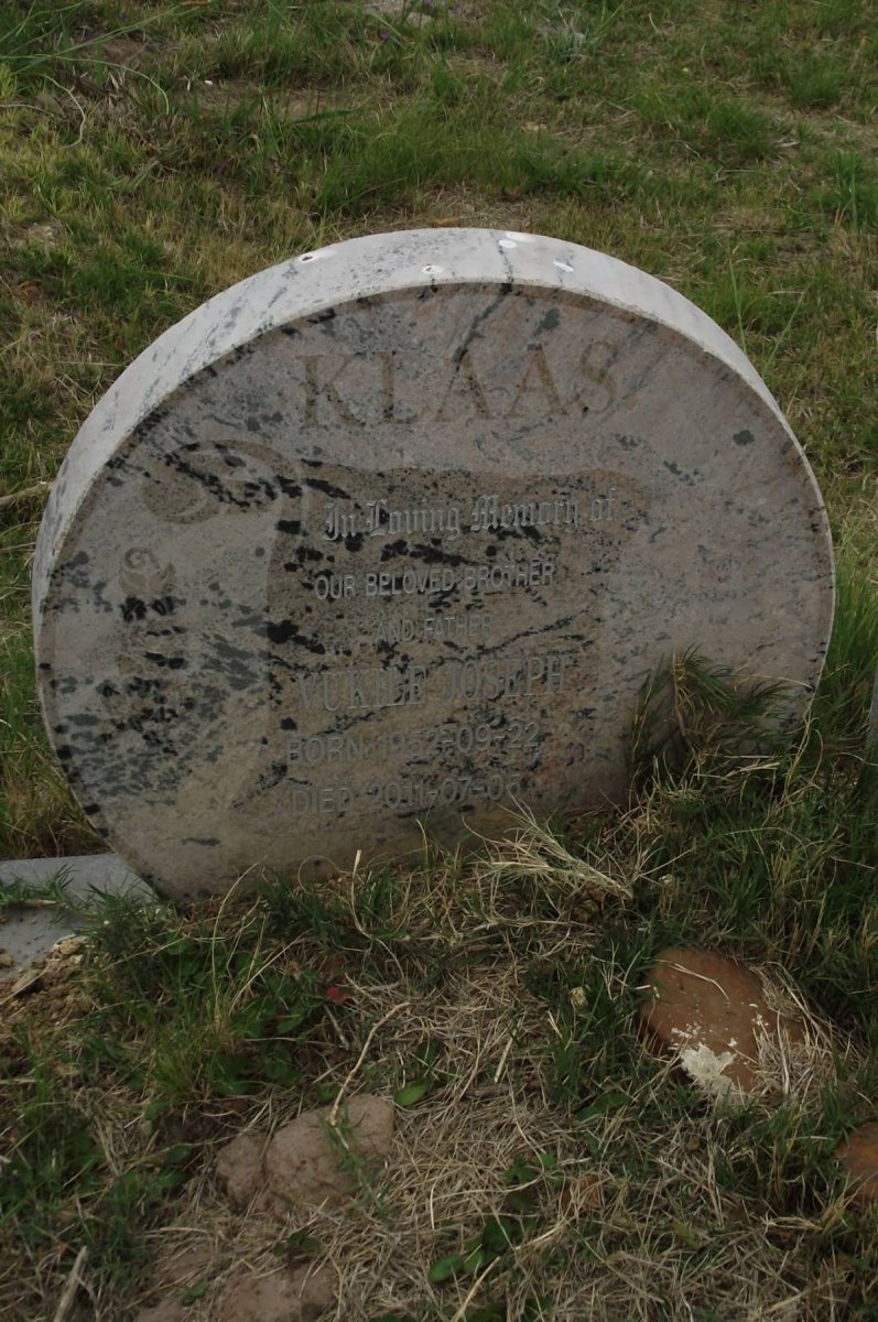 KLAAS Vukile Joseph 1952-2011