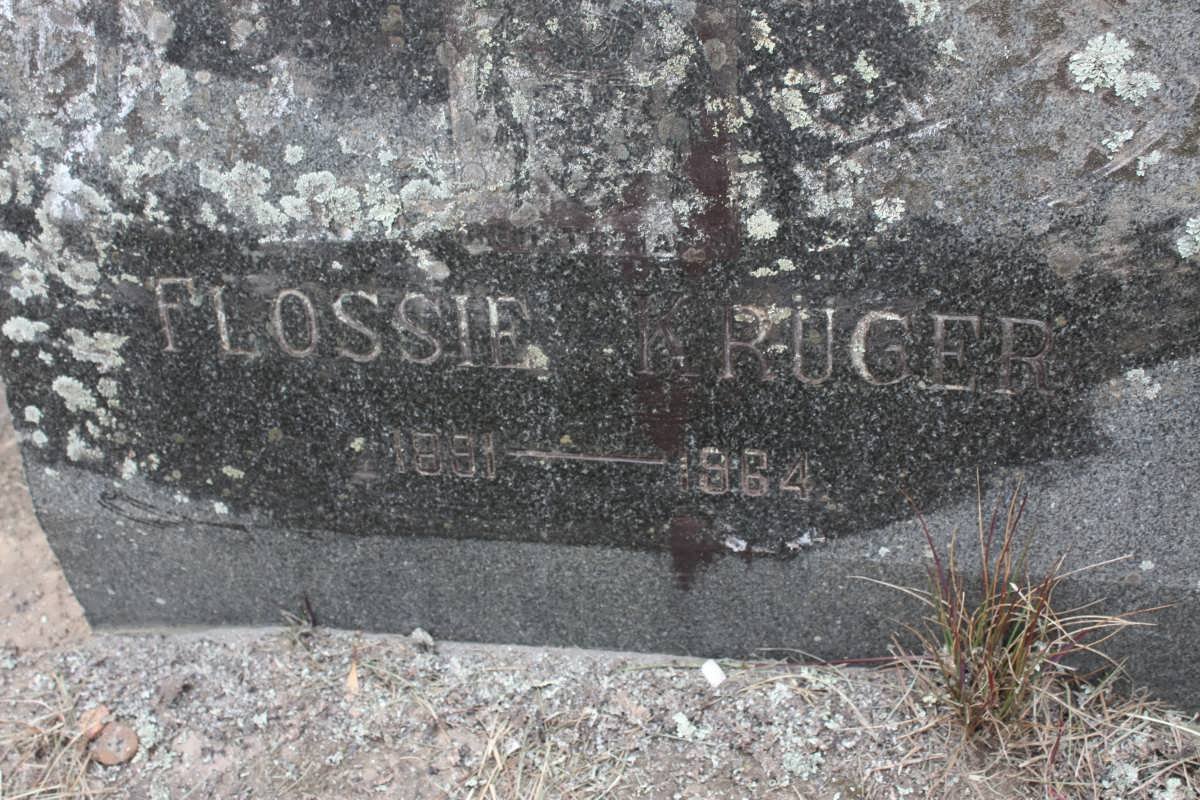 KRUGER Flossie 1891-1964