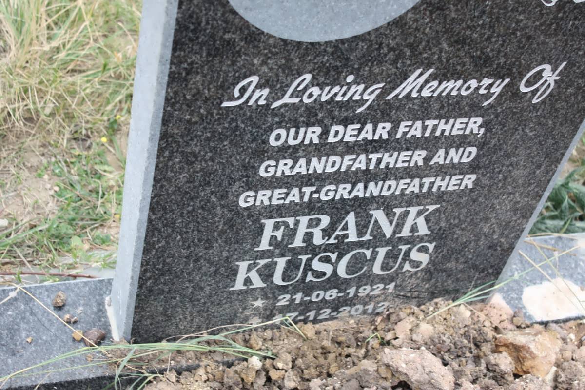 KUSCUS Frank 1921-1912