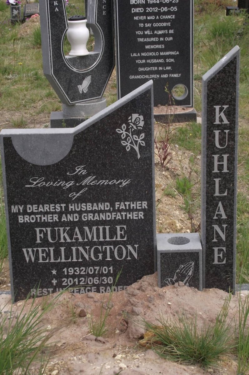 KUHLANE Fukamile Wellington 1932-2012