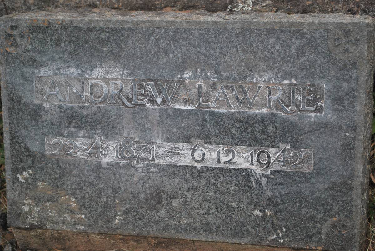 LAWRIE Andrew 1871-1942