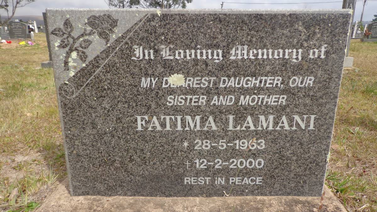 LAMANI Fatima 1963-2000