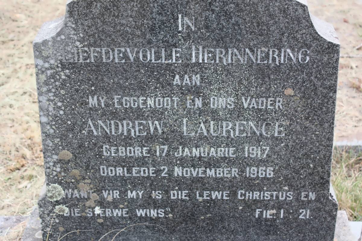 LAURENCE Andrew 1917-1966