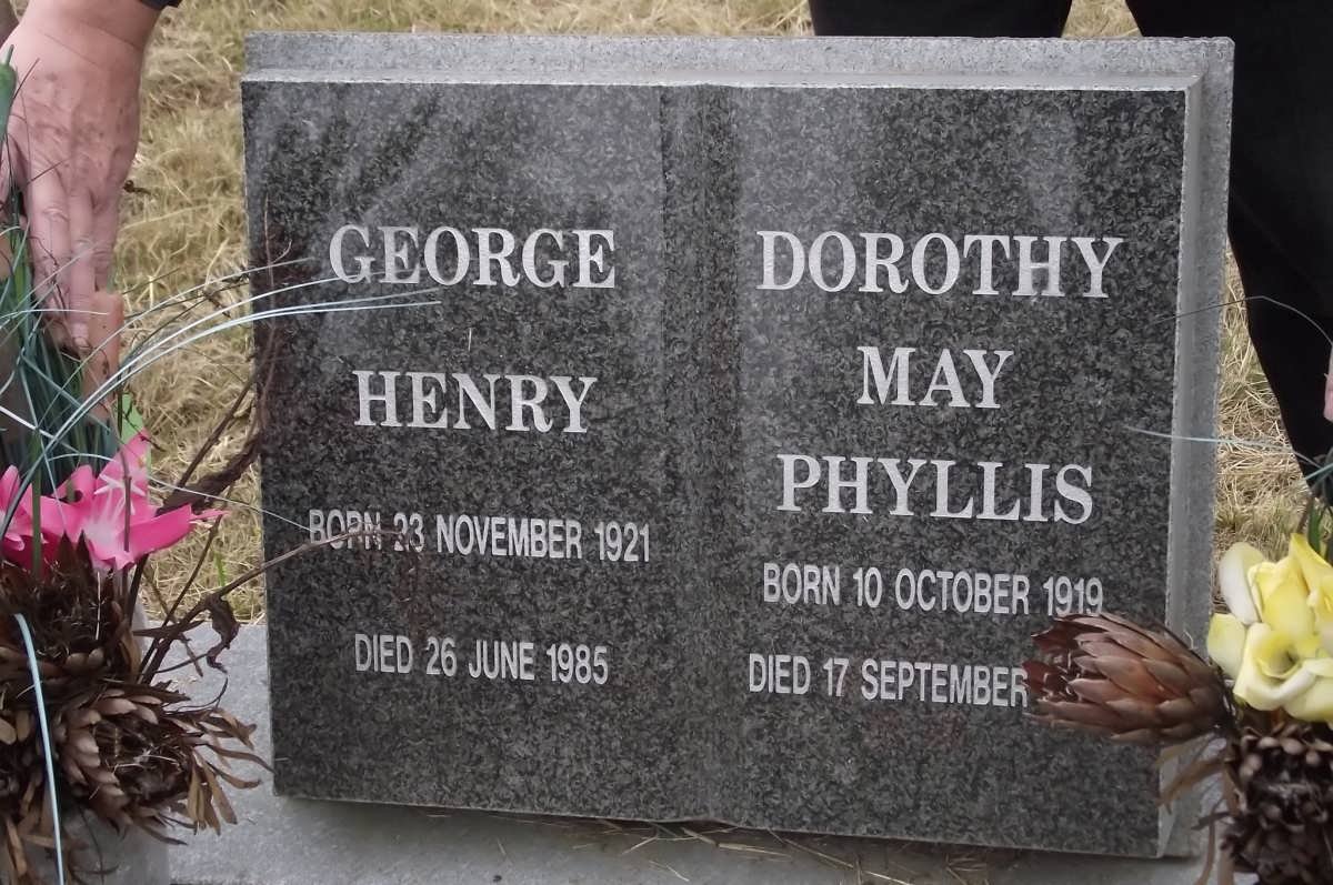 LANGE George Henry, de 1921-1985 &amp; Dorothy May Phyllis JORGENSON 1919-2006