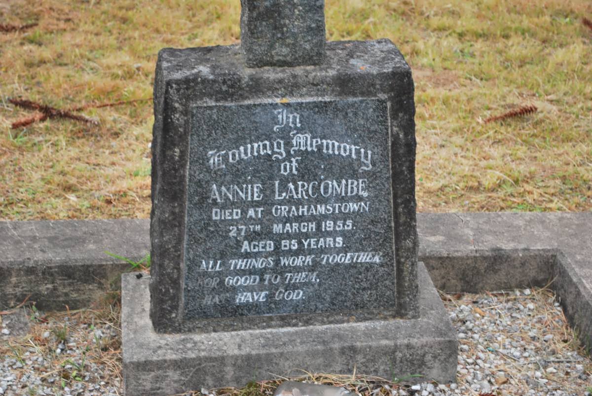 LARCOMBE Annie -1955