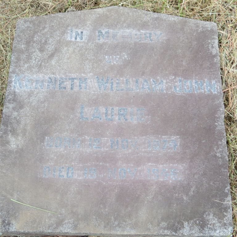 LAURIE Kenneth William John 1874-1946