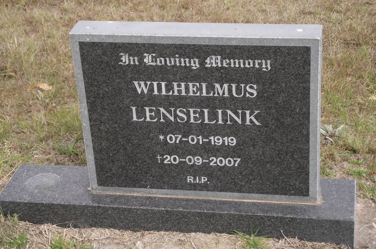 LENSELINK Wilhelmus 1919-2007