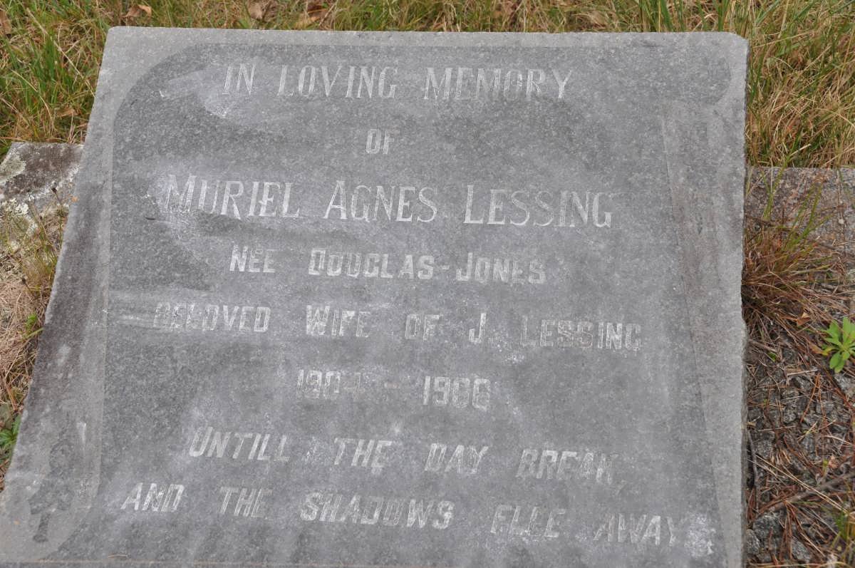 LESSING Muriel Agnes nee DOUGLAS-JONES 1904-1966