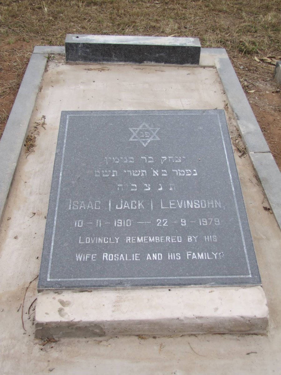 LEVINSOHN Isaac 1910-1979
