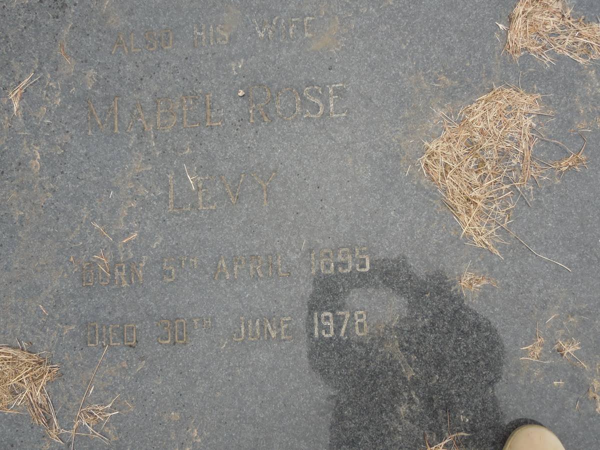 LEVY Mabel Rose 1895-1978