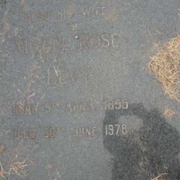 LEVY Mabel Rose 1895-1978