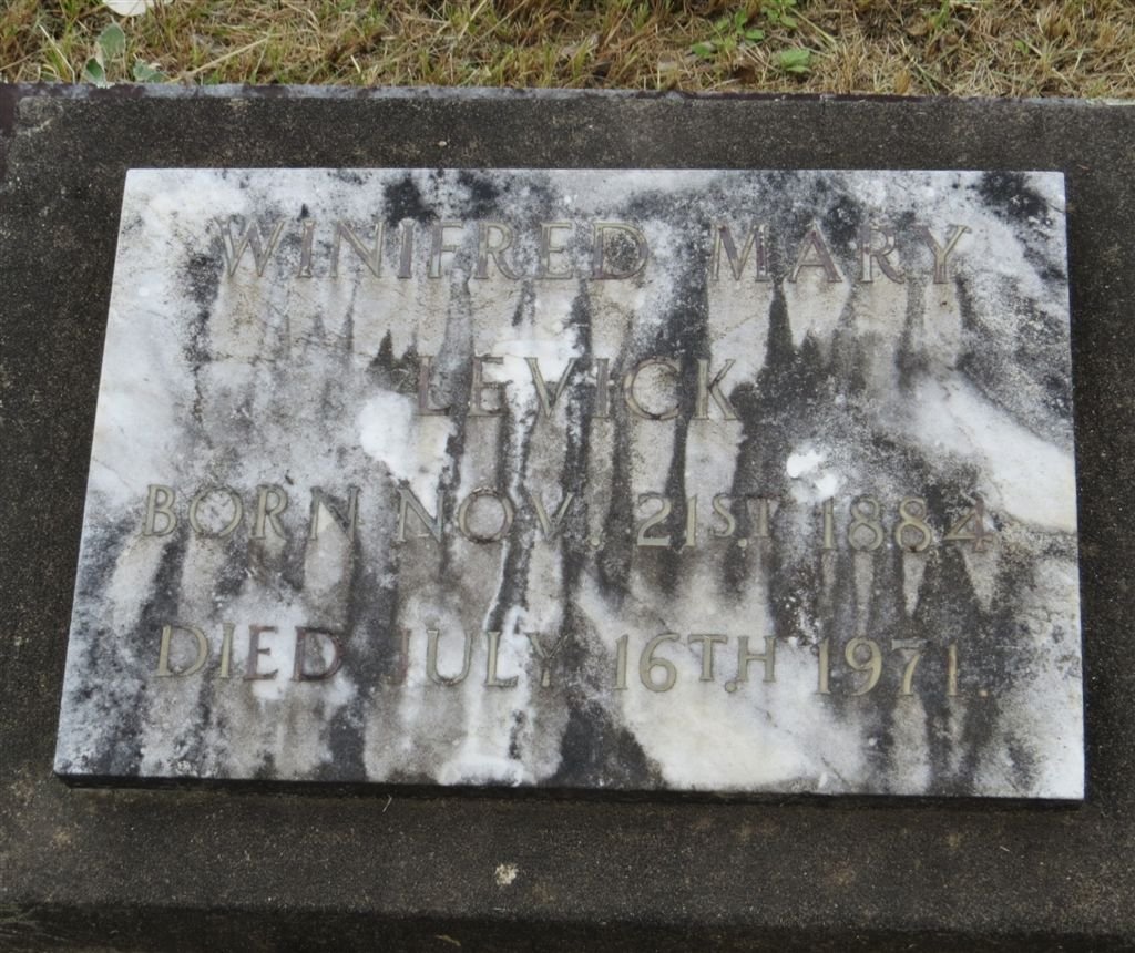 LEVICK Percy Robert 1881-1940 &amp; Winifred Mary 1884-1971