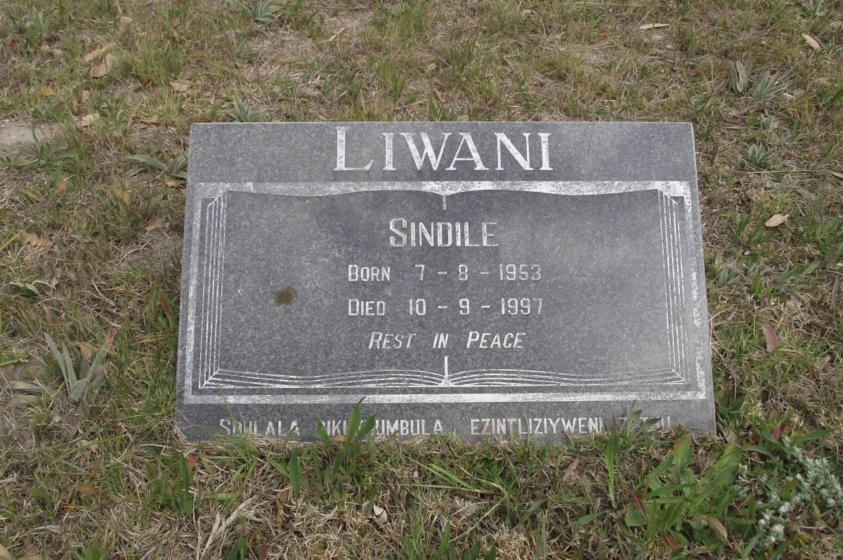 LIWANI Sindile 1953-1997