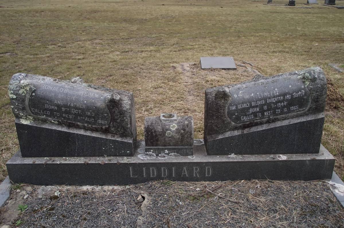 LIDDIARD Ronald Eben 1913-1969 :: LIDDIARD Lynette 1944-1965