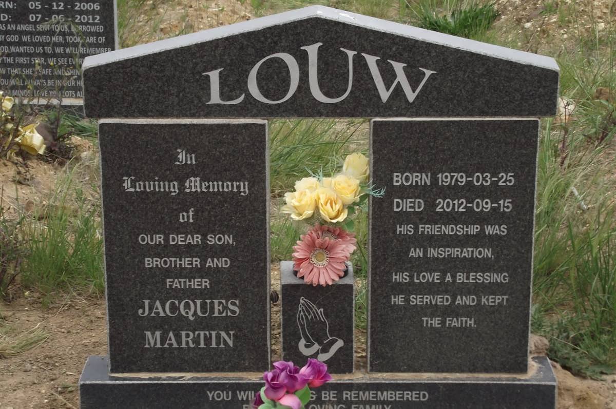 LOUW Jacques Martin 1979-2012