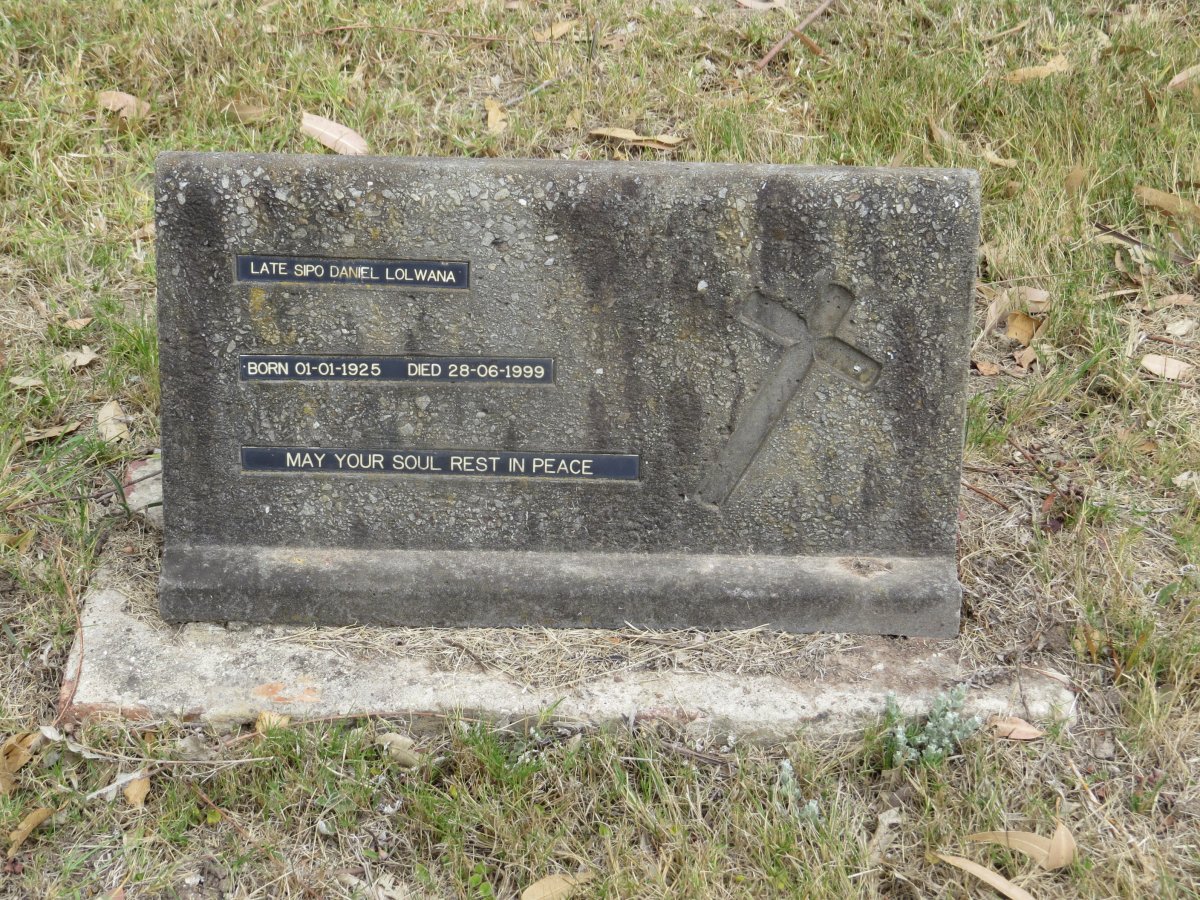 LOLWANA Sipo Daniel 1925-1999