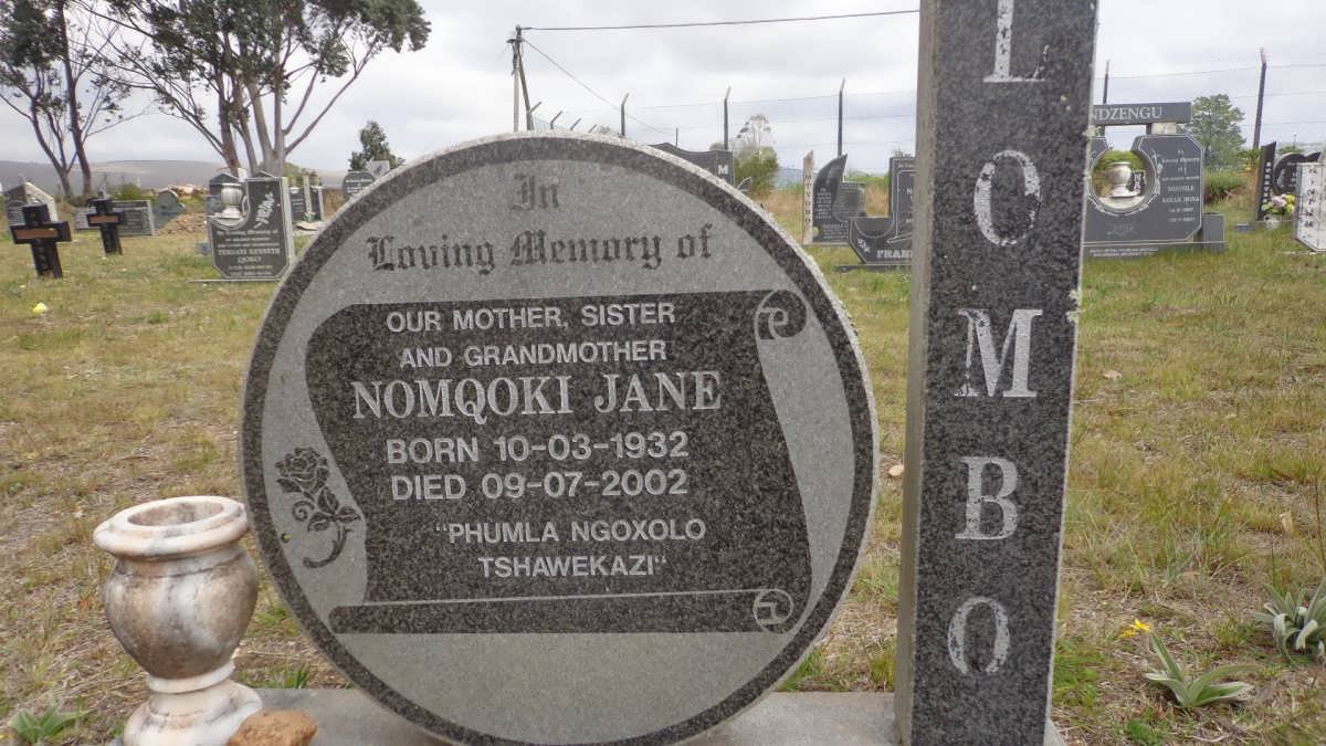 LOMBO Nomqoki Jane 1932-2002