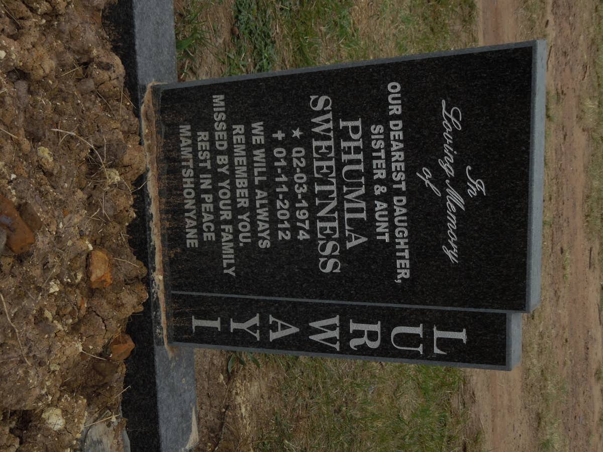 LURWAYI Phumla Sweetness 1974-2012