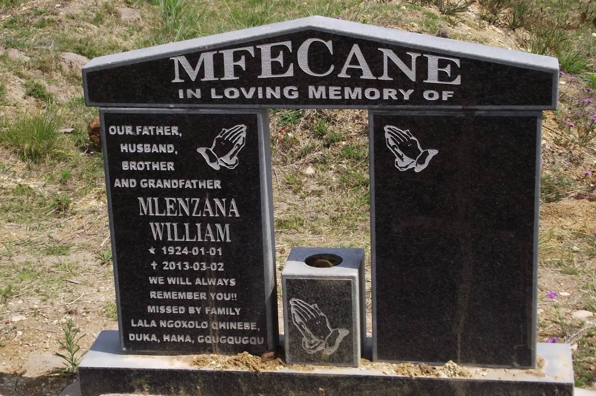 MFECANE Mlenzana William 1924-2013