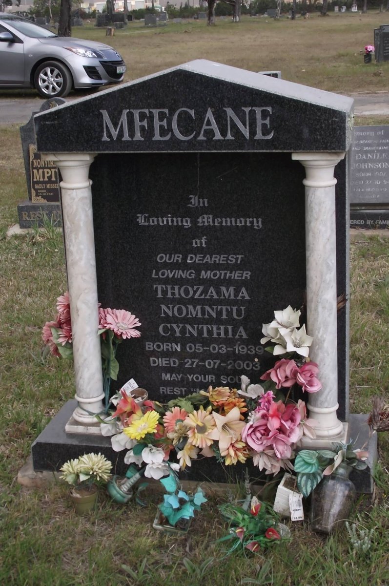 MFECANE Thozama Nomntu Cynthia 1939-2003